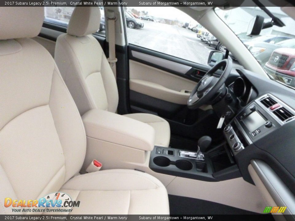 2017 Subaru Legacy 2.5i Premium Crystal White Pearl / Warm Ivory Photo #4