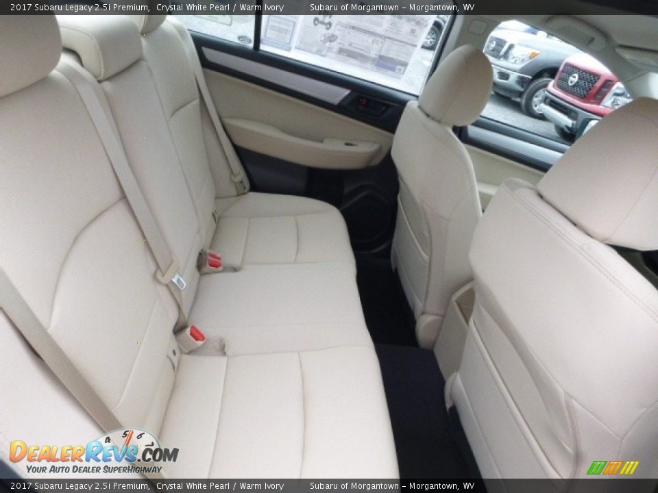 2017 Subaru Legacy 2.5i Premium Crystal White Pearl / Warm Ivory Photo #6