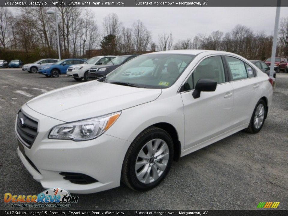 2017 Subaru Legacy 2.5i Premium Crystal White Pearl / Warm Ivory Photo #11