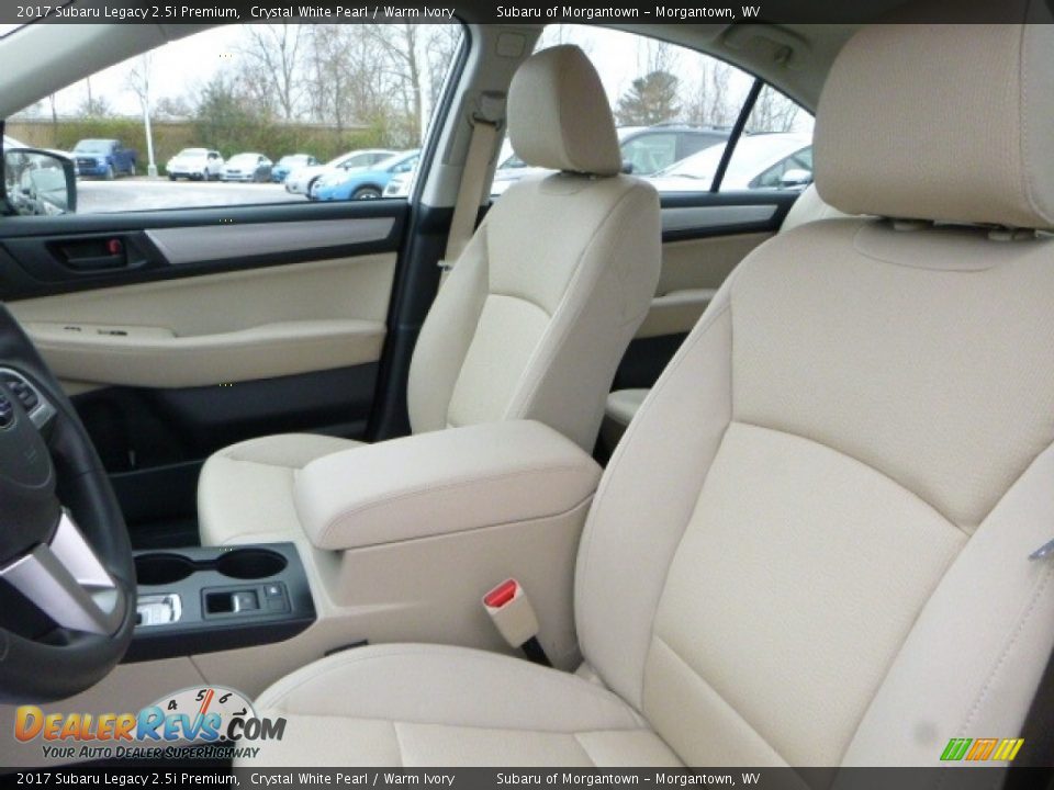2017 Subaru Legacy 2.5i Premium Crystal White Pearl / Warm Ivory Photo #13