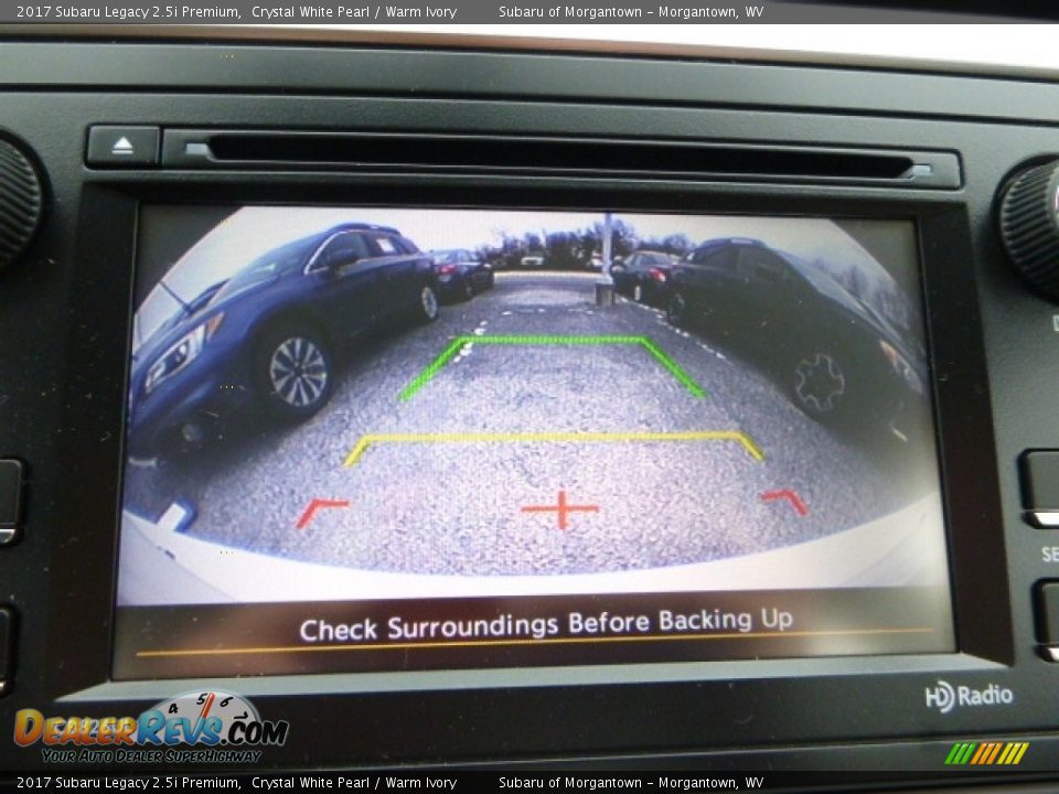 2017 Subaru Legacy 2.5i Premium Crystal White Pearl / Warm Ivory Photo #17