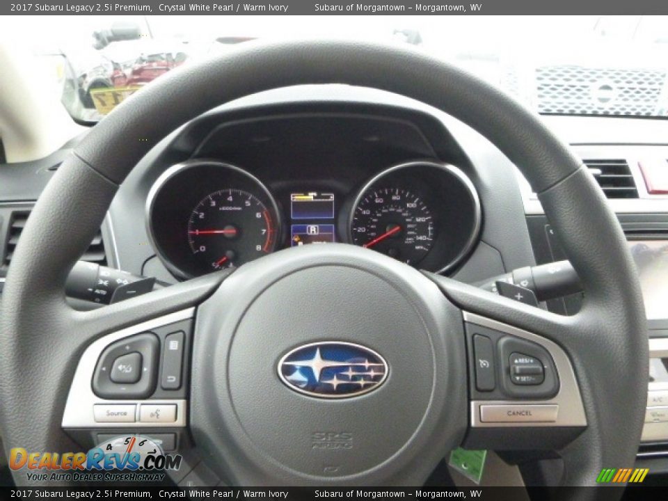 2017 Subaru Legacy 2.5i Premium Crystal White Pearl / Warm Ivory Photo #18