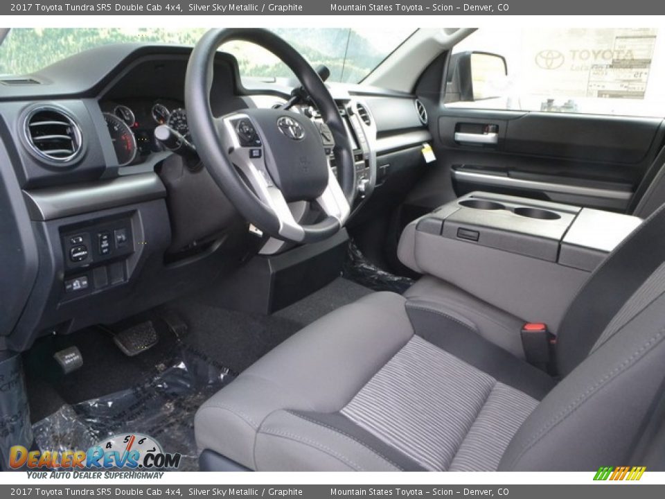 2017 Toyota Tundra SR5 Double Cab 4x4 Silver Sky Metallic / Graphite Photo #5