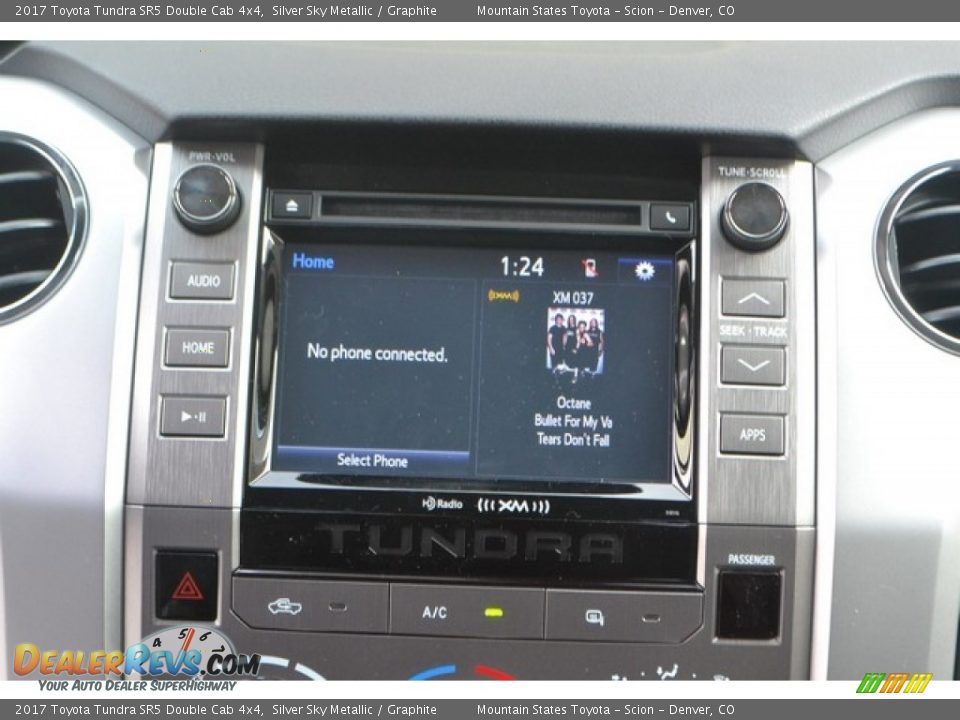 2017 Toyota Tundra SR5 Double Cab 4x4 Silver Sky Metallic / Graphite Photo #6