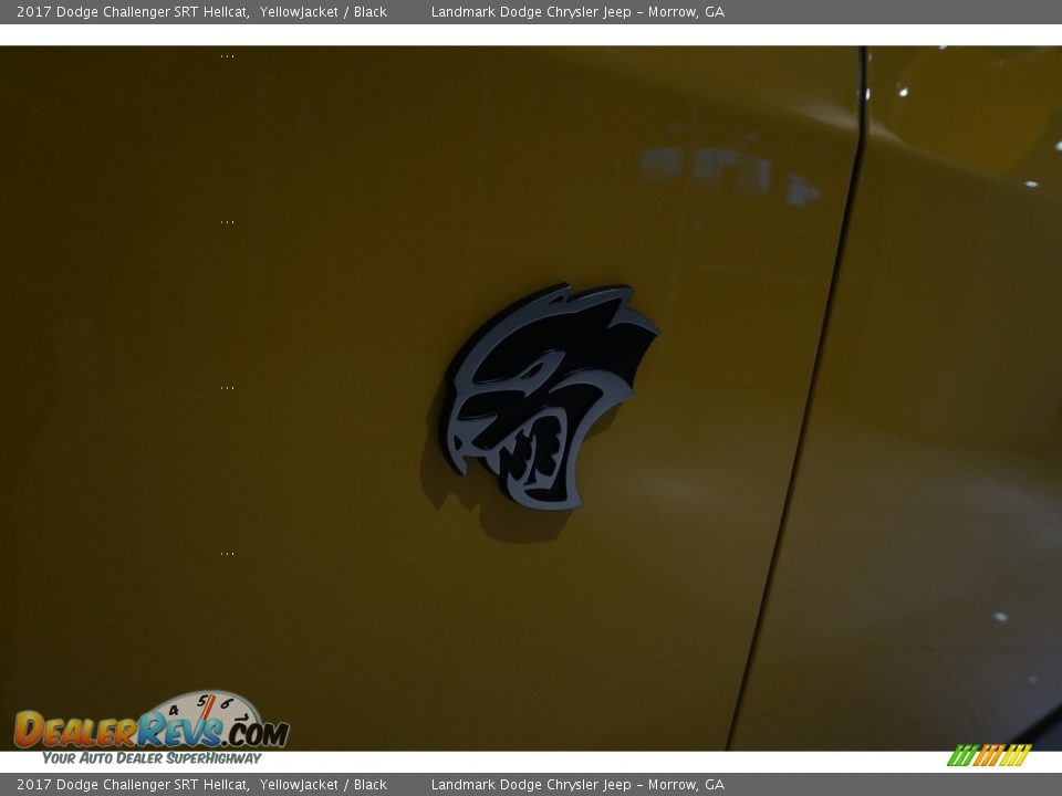 2017 Dodge Challenger SRT Hellcat YellowJacket / Black Photo #6