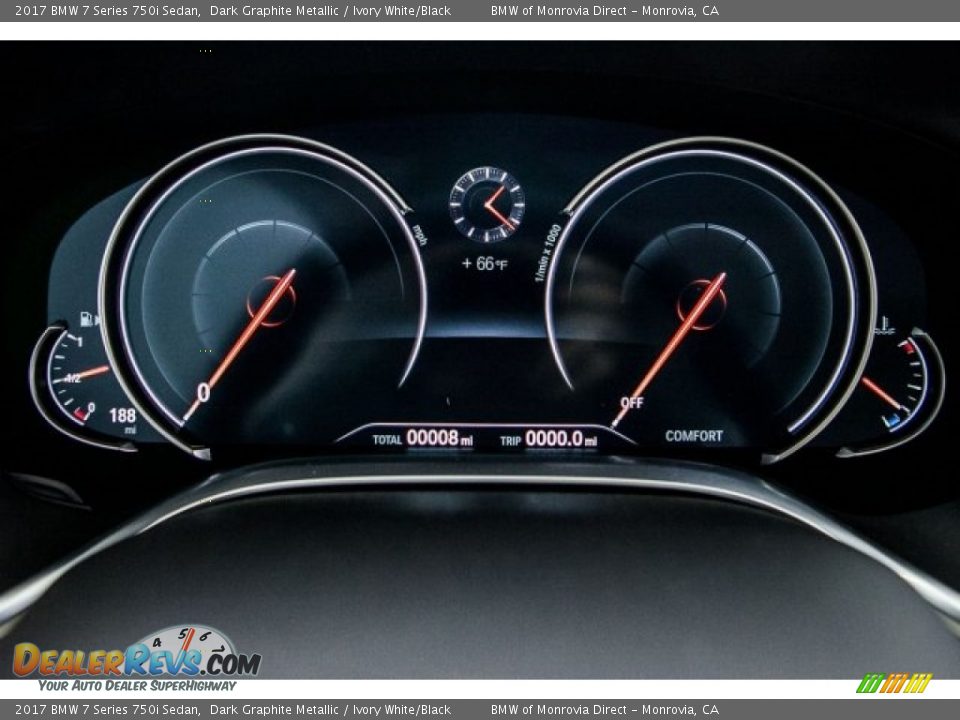 2017 BMW 7 Series 750i Sedan Gauges Photo #7