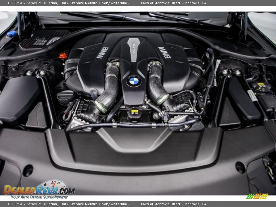 2017 BMW 7 Series 750i Sedan 4.4 Liter DI TwinPower Turbocharged DOHC 32-Valve VVT V8 Engine Photo #8