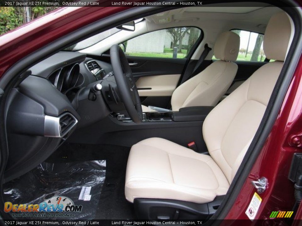 Front Seat of 2017 Jaguar XE 25t Premium Photo #10