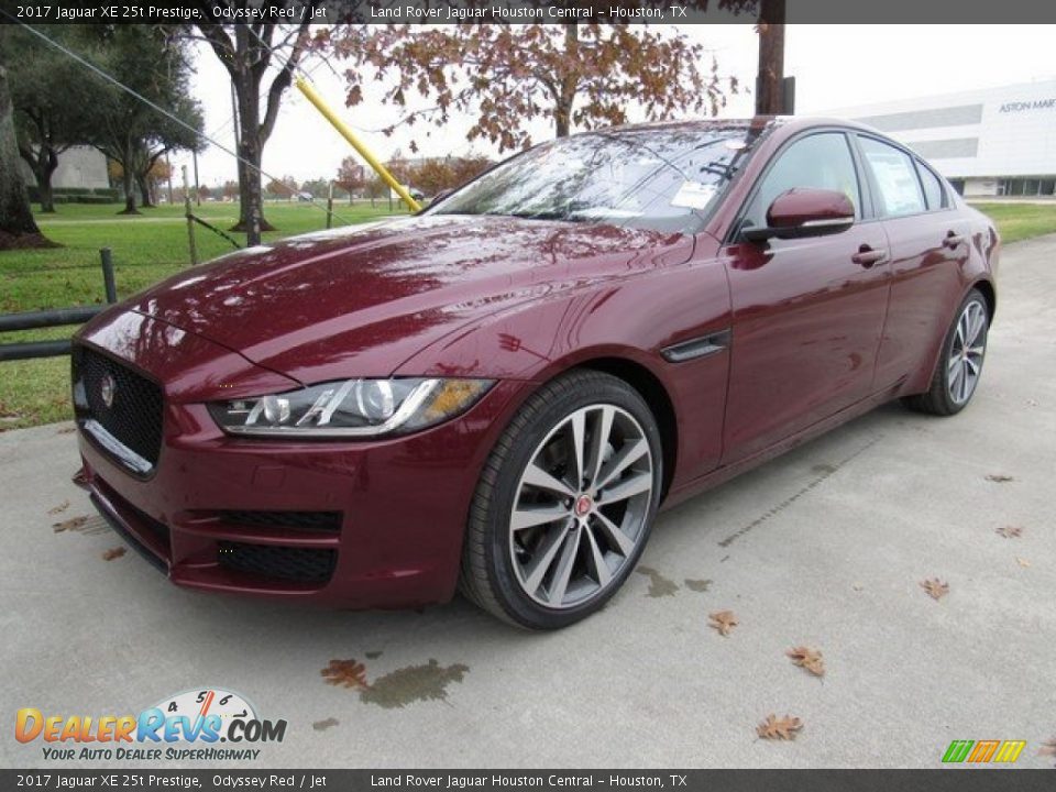 2017 Jaguar XE 25t Prestige Odyssey Red / Jet Photo #7