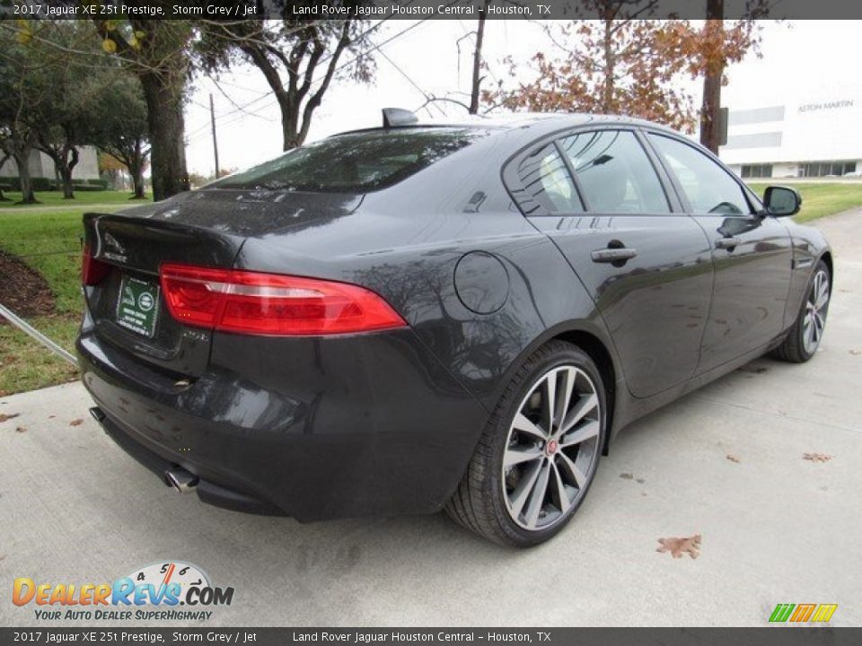 2017 Jaguar XE 25t Prestige Storm Grey / Jet Photo #4