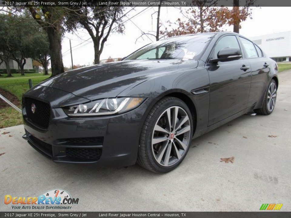 2017 Jaguar XE 25t Prestige Storm Grey / Jet Photo #7