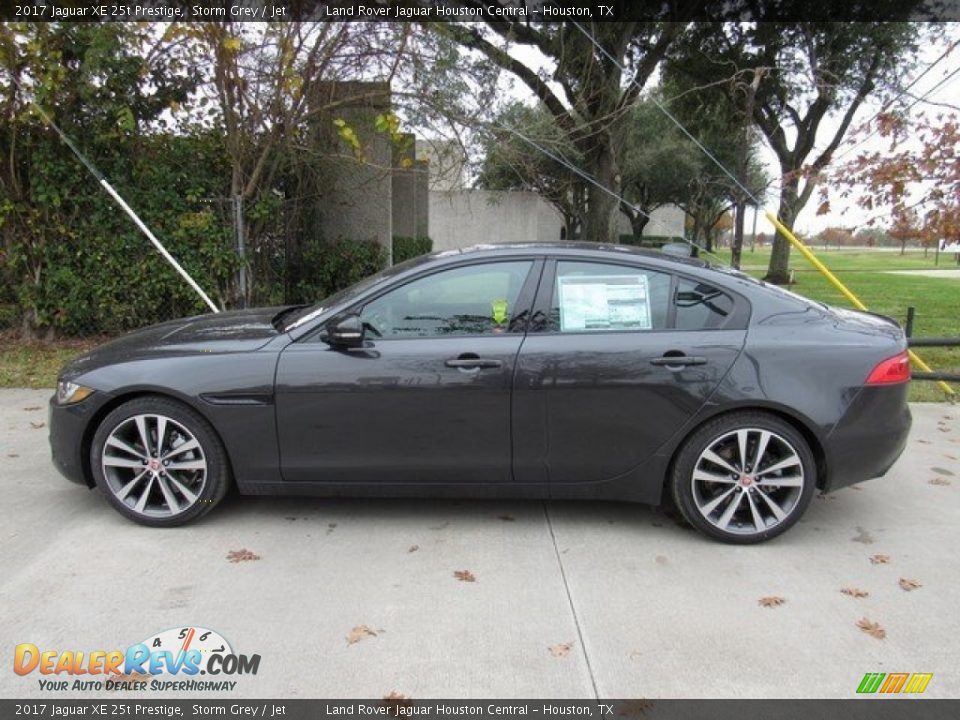 2017 Jaguar XE 25t Prestige Storm Grey / Jet Photo #8