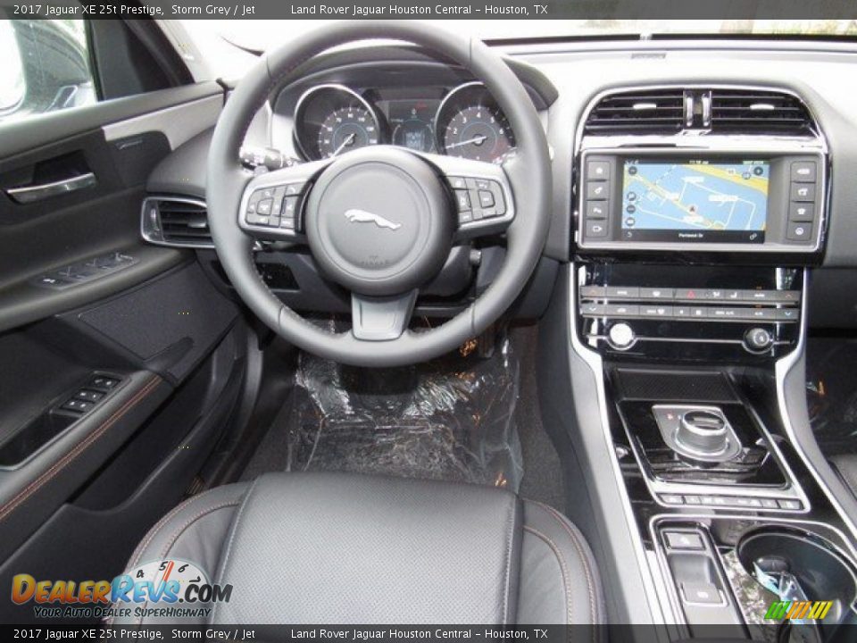 2017 Jaguar XE 25t Prestige Storm Grey / Jet Photo #13