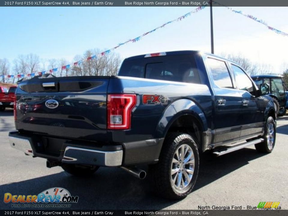 2017 Ford F150 XLT SuperCrew 4x4 Blue Jeans / Earth Gray Photo #5