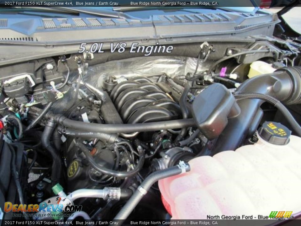 2017 Ford F150 XLT SuperCrew 4x4 Blue Jeans / Earth Gray Photo #10