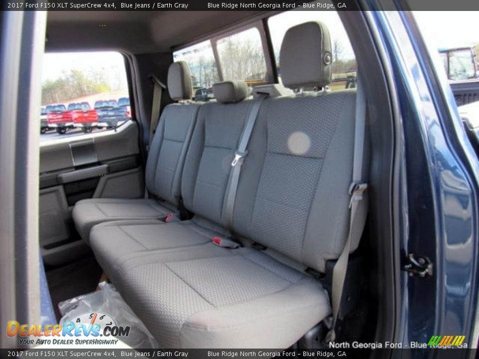 2017 Ford F150 XLT SuperCrew 4x4 Blue Jeans / Earth Gray Photo #13