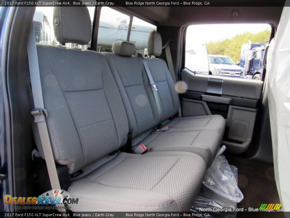 2017 Ford F150 XLT SuperCrew 4x4 Blue Jeans / Earth Gray Photo #14