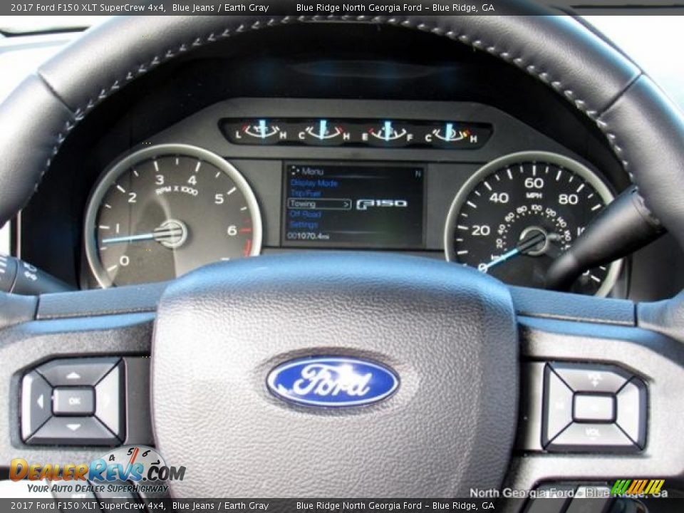 2017 Ford F150 XLT SuperCrew 4x4 Blue Jeans / Earth Gray Photo #19