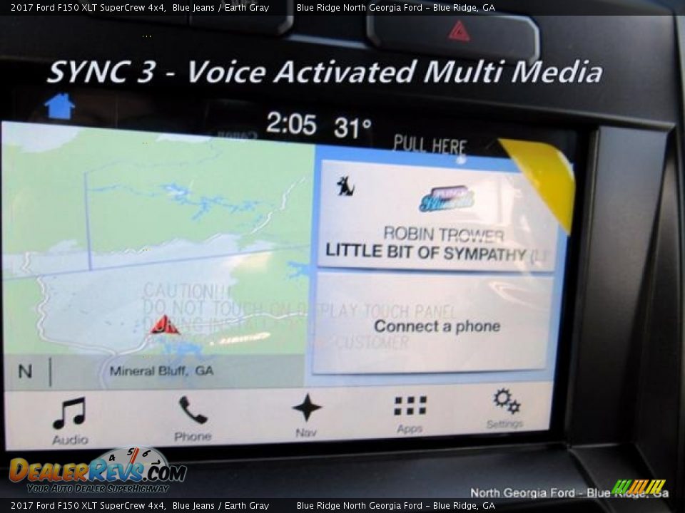 2017 Ford F150 XLT SuperCrew 4x4 Blue Jeans / Earth Gray Photo #21