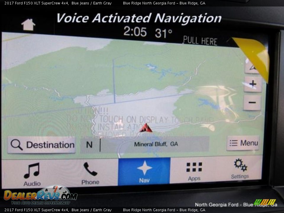 2017 Ford F150 XLT SuperCrew 4x4 Blue Jeans / Earth Gray Photo #22