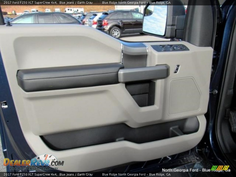 2017 Ford F150 XLT SuperCrew 4x4 Blue Jeans / Earth Gray Photo #29