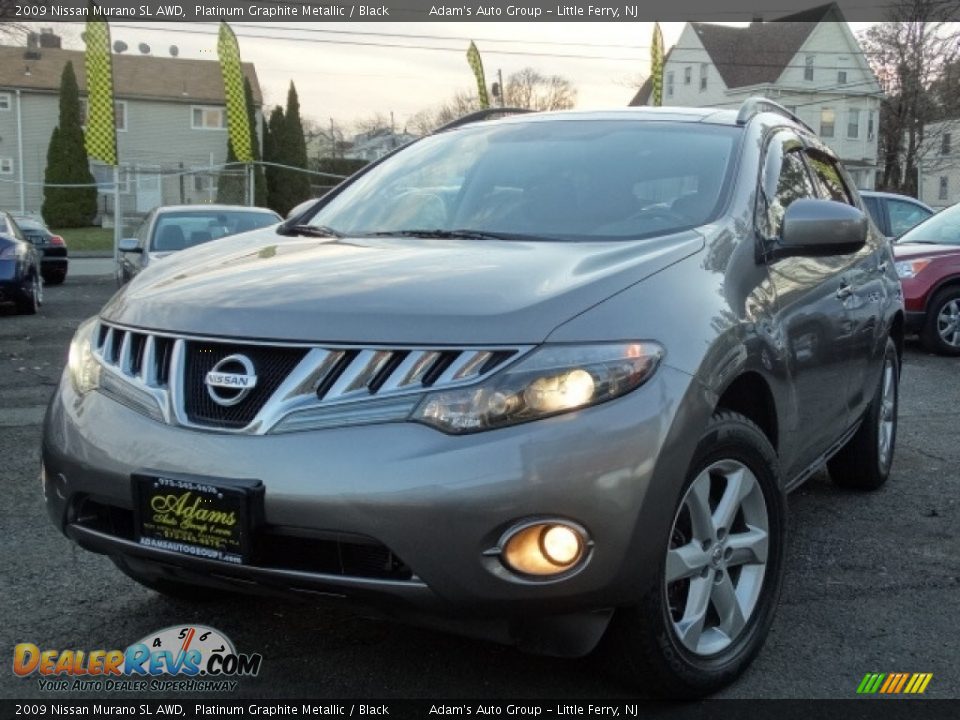2009 Nissan Murano SL AWD Platinum Graphite Metallic / Black Photo #1