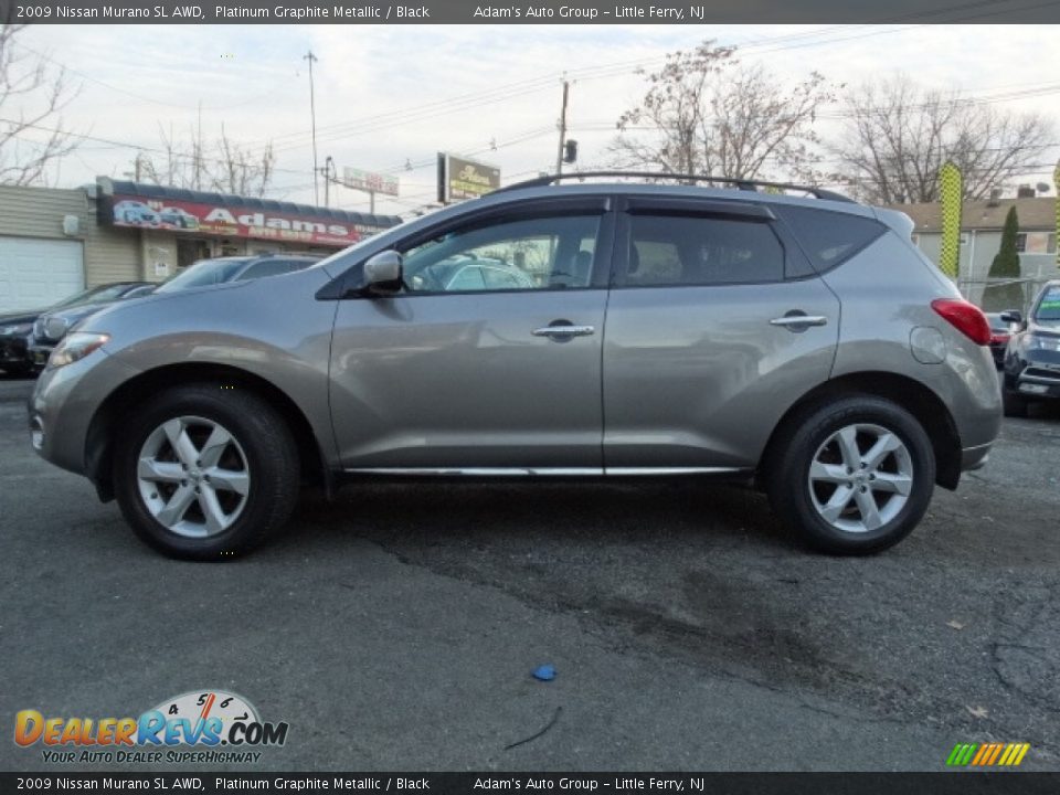 2009 Nissan Murano SL AWD Platinum Graphite Metallic / Black Photo #2