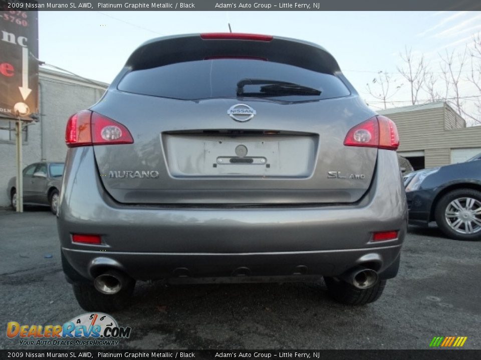2009 Nissan Murano SL AWD Platinum Graphite Metallic / Black Photo #4