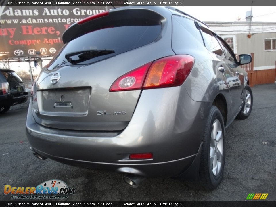 2009 Nissan Murano SL AWD Platinum Graphite Metallic / Black Photo #5