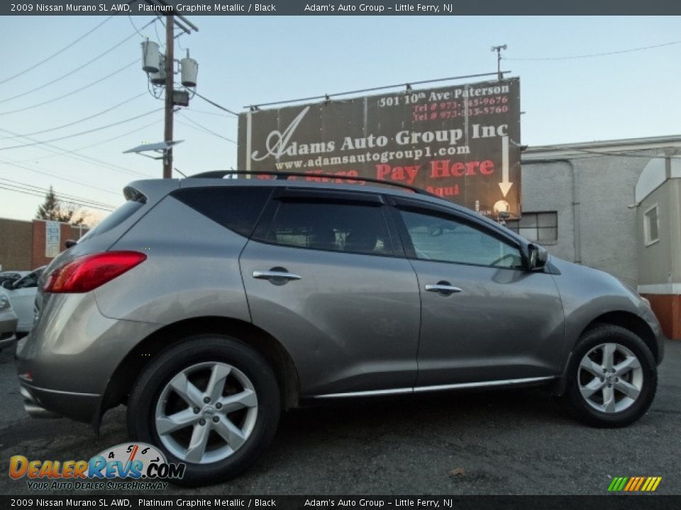 2009 Nissan Murano SL AWD Platinum Graphite Metallic / Black Photo #6