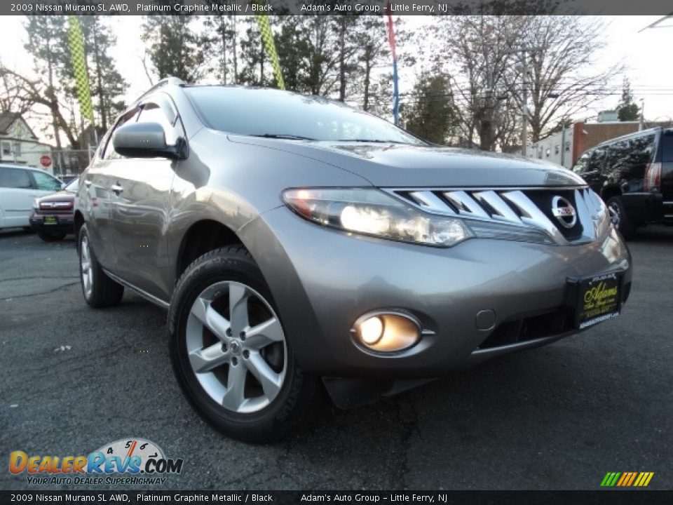 2009 Nissan Murano SL AWD Platinum Graphite Metallic / Black Photo #7