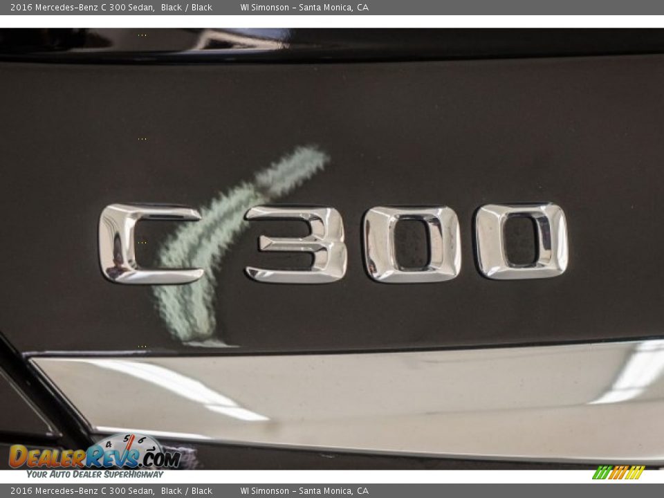 2016 Mercedes-Benz C 300 Sedan Black / Black Photo #7