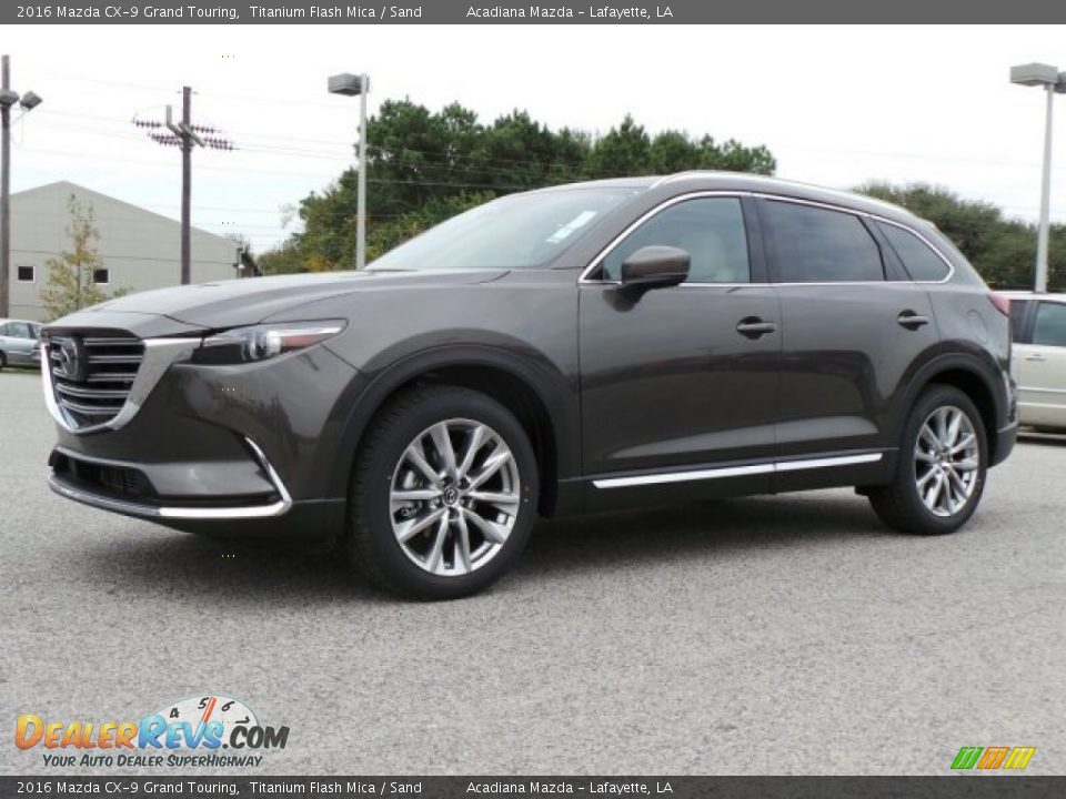 2016 Mazda CX-9 Grand Touring Titanium Flash Mica / Sand Photo #1