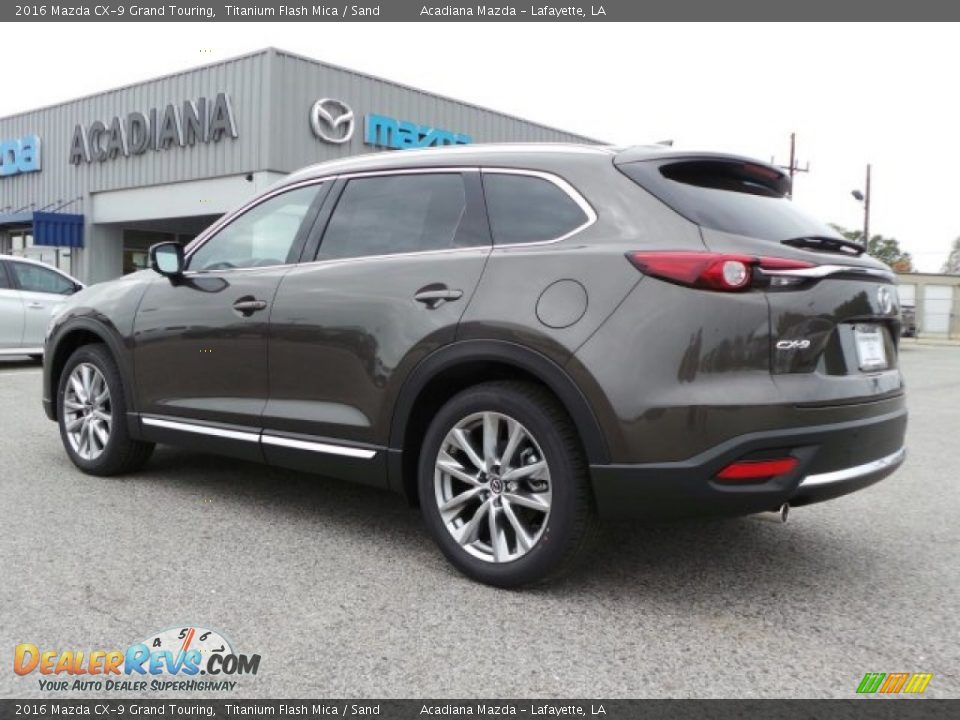 2016 Mazda CX-9 Grand Touring Titanium Flash Mica / Sand Photo #2