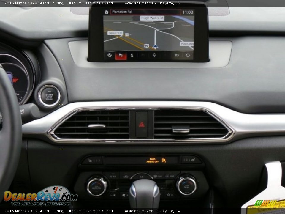 2016 Mazda CX-9 Grand Touring Titanium Flash Mica / Sand Photo #7