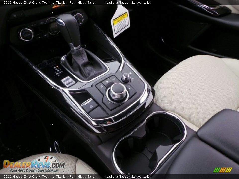 2016 Mazda CX-9 Grand Touring Titanium Flash Mica / Sand Photo #8