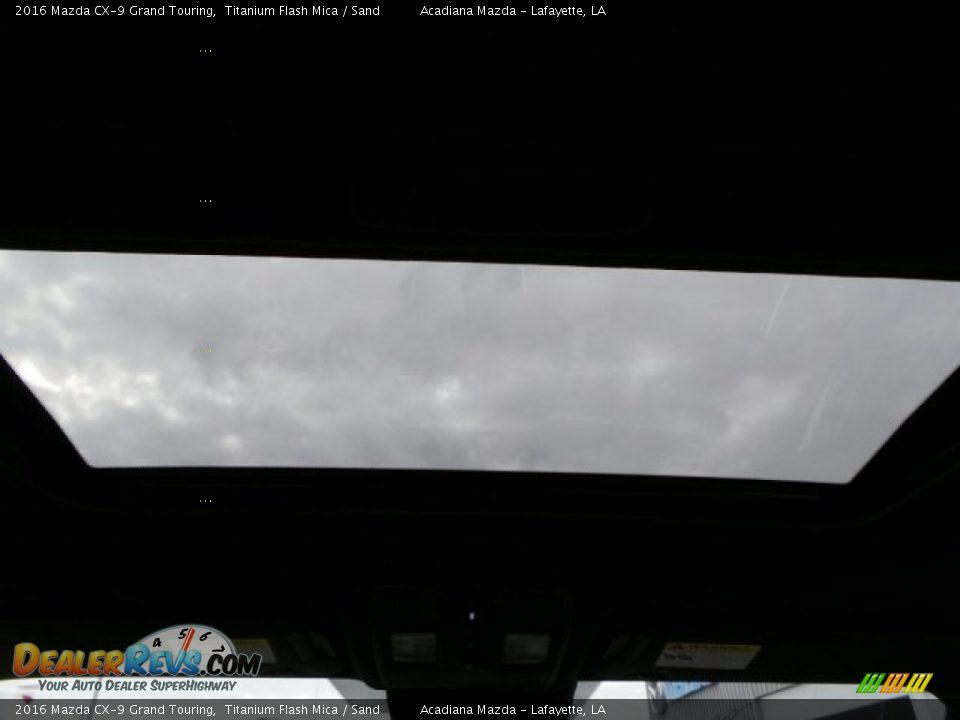 2016 Mazda CX-9 Grand Touring Titanium Flash Mica / Sand Photo #10