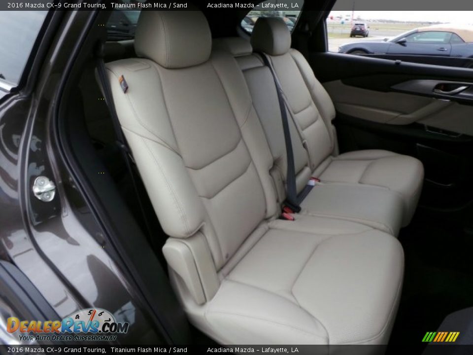 2016 Mazda CX-9 Grand Touring Titanium Flash Mica / Sand Photo #12