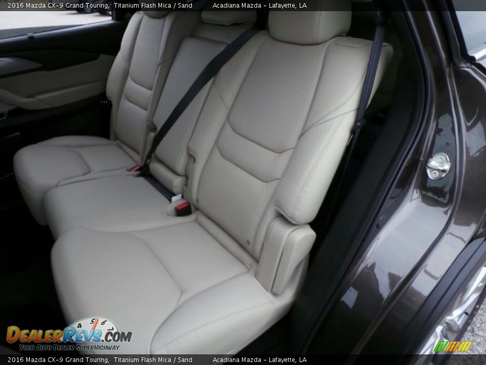 2016 Mazda CX-9 Grand Touring Titanium Flash Mica / Sand Photo #13
