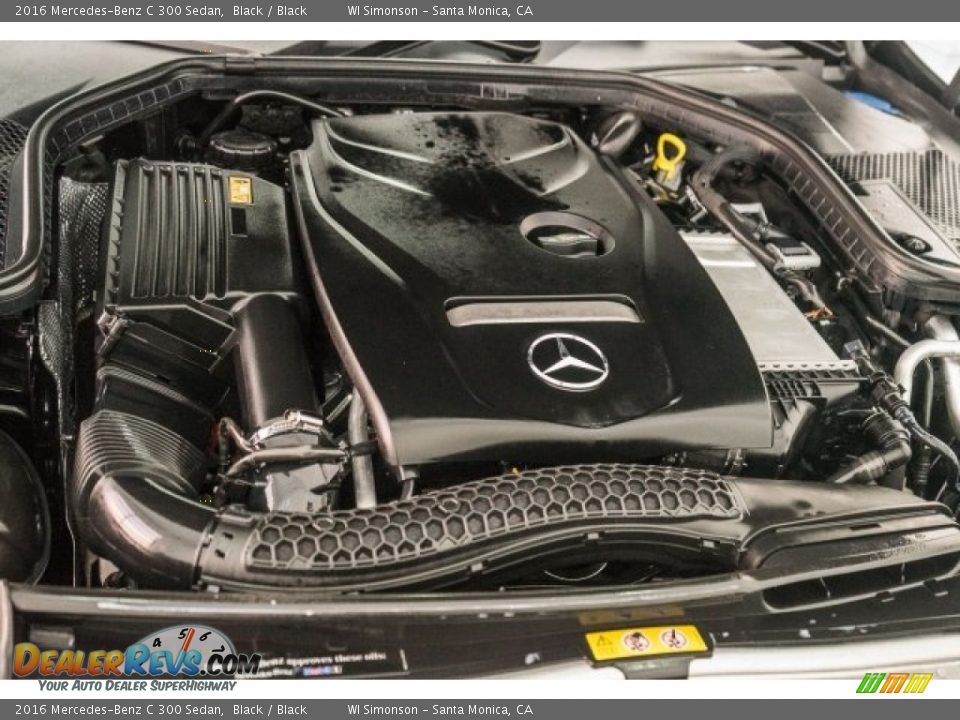 2016 Mercedes-Benz C 300 Sedan Black / Black Photo #25