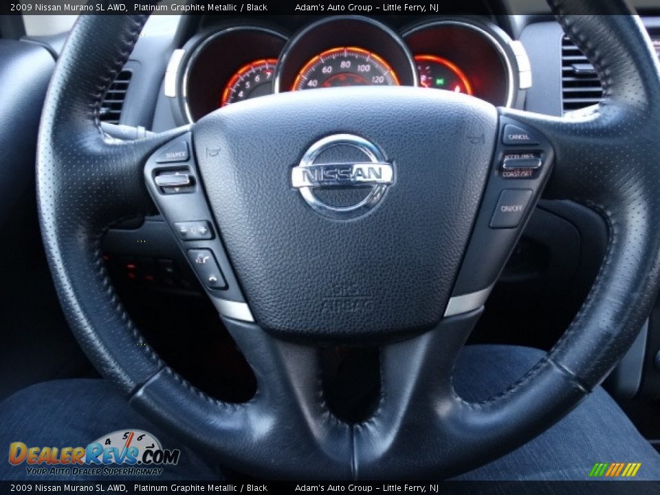 2009 Nissan Murano SL AWD Platinum Graphite Metallic / Black Photo #28