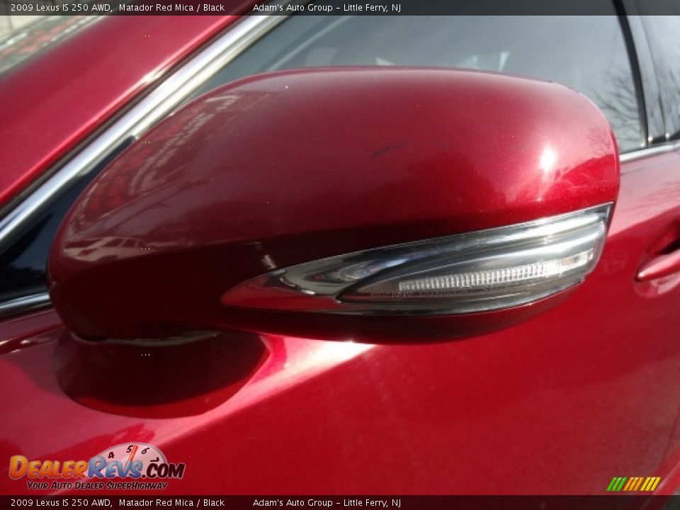 2009 Lexus IS 250 AWD Matador Red Mica / Black Photo #9