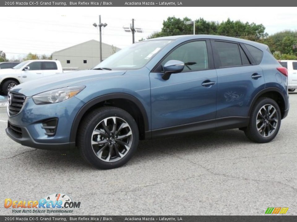 2016 Mazda CX-5 Grand Touring Blue Reflex Mica / Black Photo #1