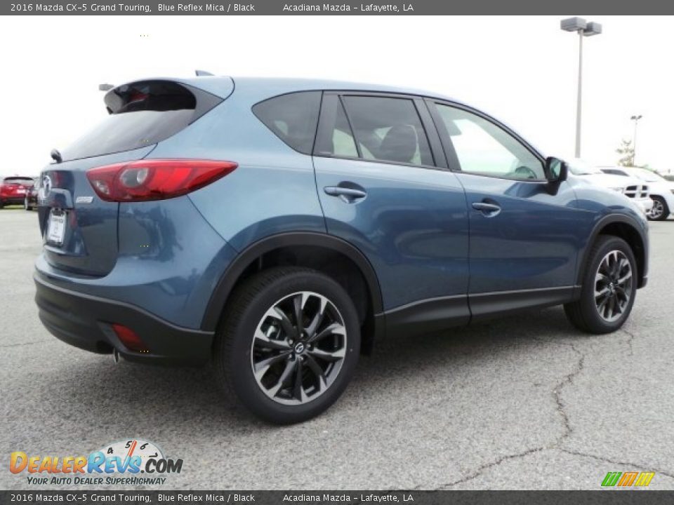 2016 Mazda CX-5 Grand Touring Blue Reflex Mica / Black Photo #3