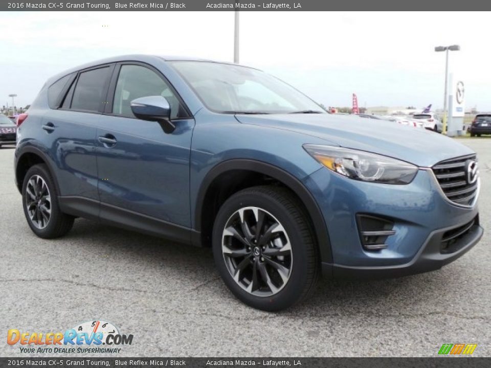 2016 Mazda CX-5 Grand Touring Blue Reflex Mica / Black Photo #4