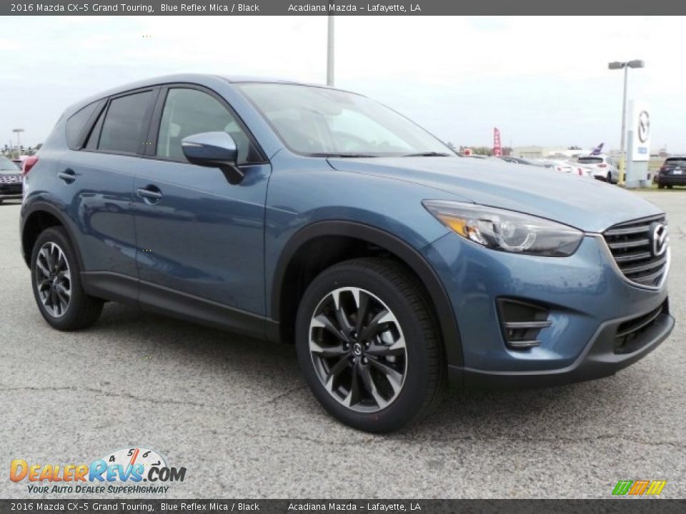 2016 Mazda CX-5 Grand Touring Blue Reflex Mica / Black Photo #5
