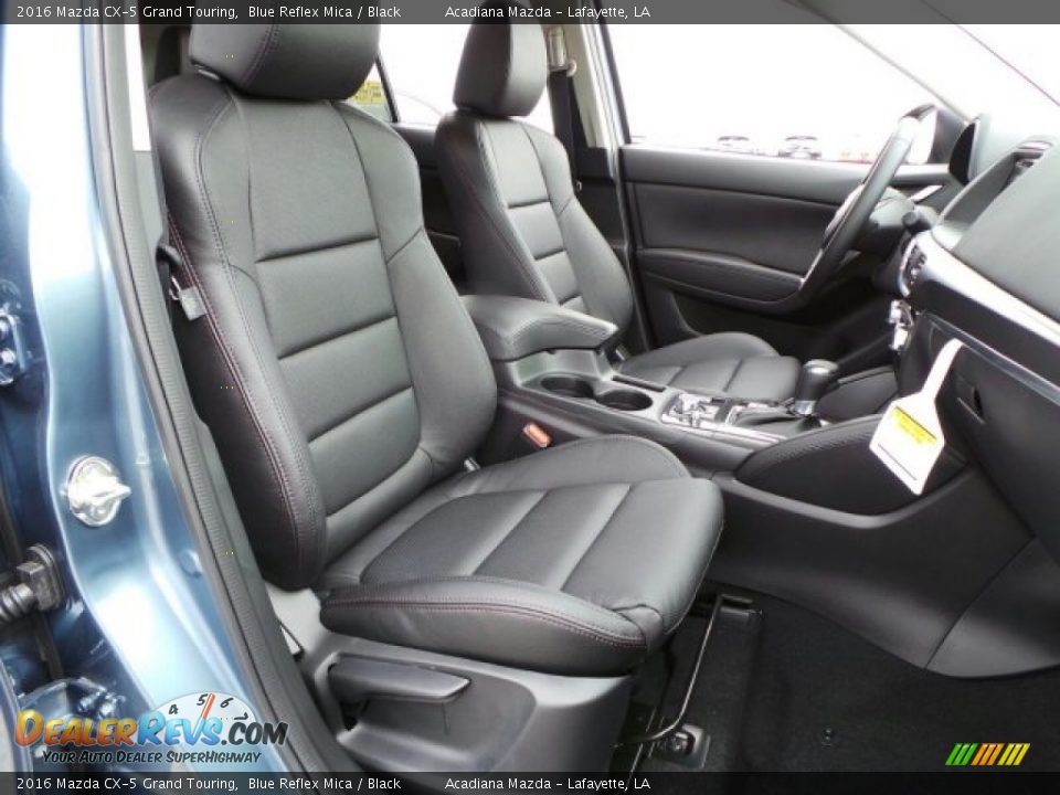 2016 Mazda CX-5 Grand Touring Blue Reflex Mica / Black Photo #12