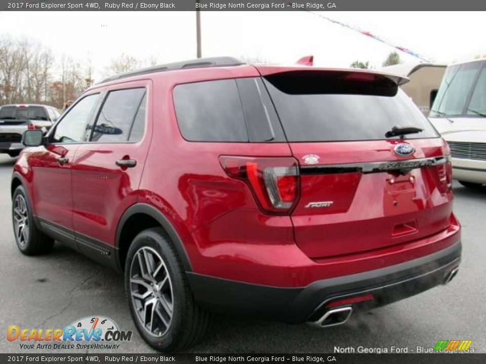 2017 Ford Explorer Sport 4WD Ruby Red / Ebony Black Photo #3
