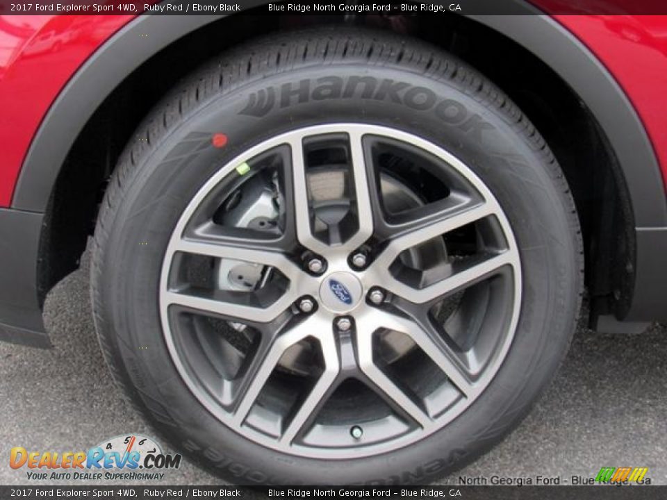 2017 Ford Explorer Sport 4WD Ruby Red / Ebony Black Photo #9