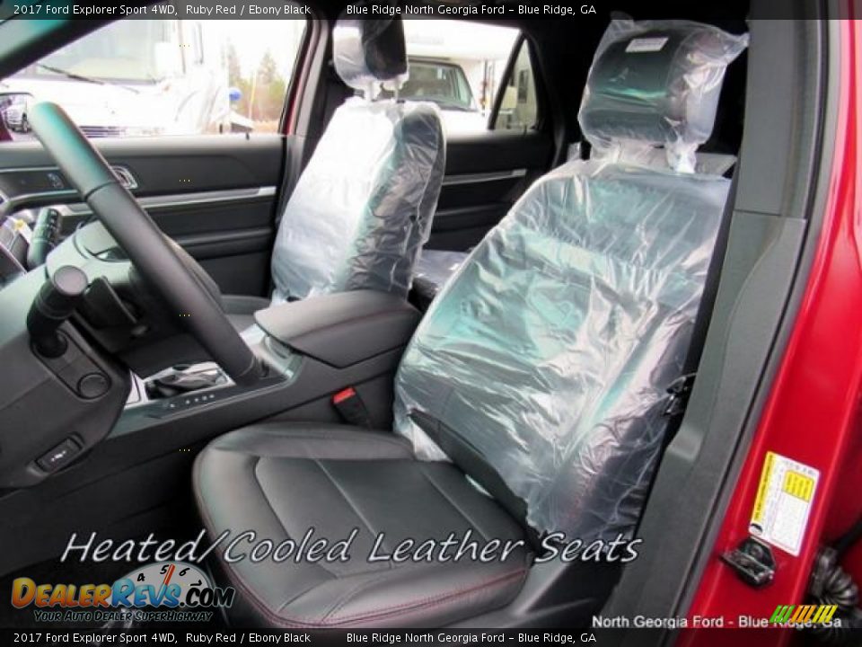 2017 Ford Explorer Sport 4WD Ruby Red / Ebony Black Photo #11